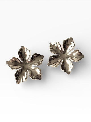 Aros de acero modelo #9211 plateado