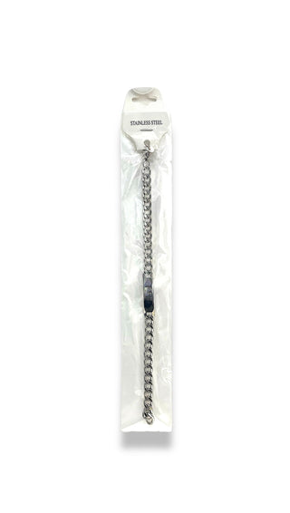 Pulsera de cadena de acero modelo A-6 #5_ 7mm