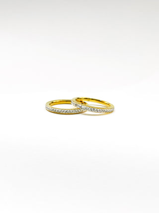 Anillo Strass Liso D #42