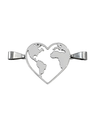 Colgante #428 corazón planeta