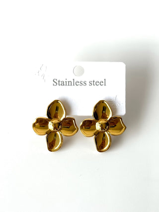 Aros de acero modelo #902 dorado