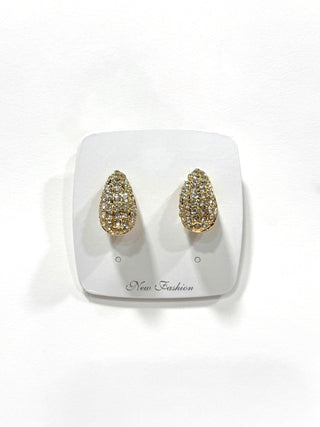 Aros Strass de fantasía #635 dorado