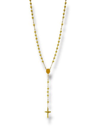 #1273 Collar Rosario_Dorado 6mm