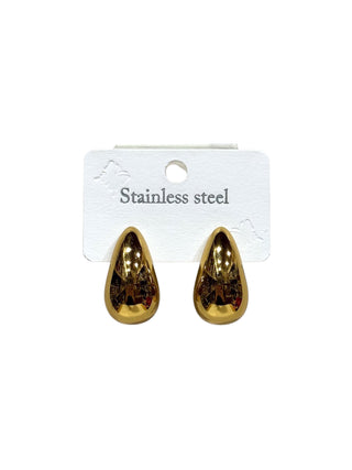 Aros de acero modelo #645 dorado