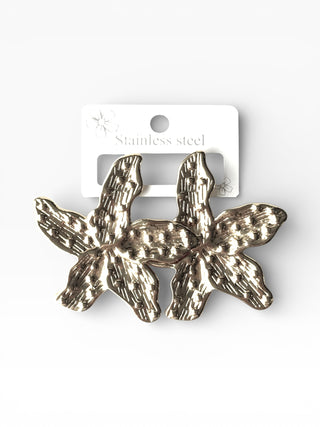 Aros de acero modelo #9215 plateado