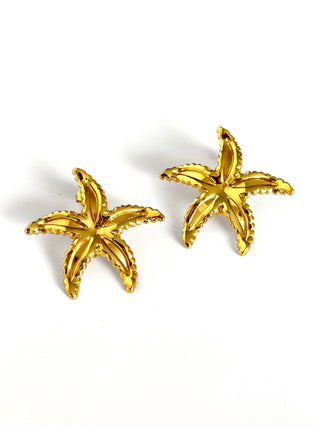 Aros de acero modelo #903 dorado