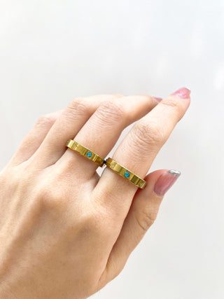 Anillo #7 Punto de Luz Delgada D