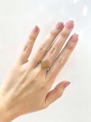 Anillo #11 San Benito Ovalo Giratorio D