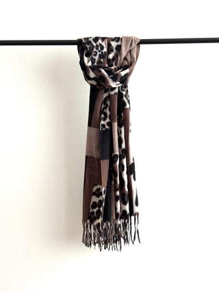 Bufanda Animal Print #Café