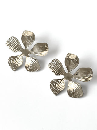 Aros de acero modelo #912 plateado
