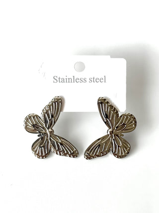 Aros de acero modelo #916 plateado