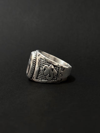 Anillo de hombre en acero vikingo #787