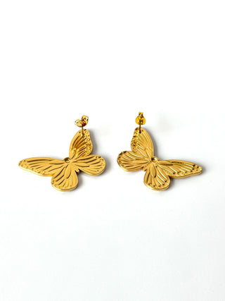 Aros de acero modelo #916 dorado