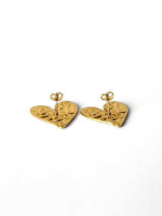 Aros de acero modelo #921 dorado