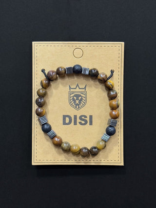 Pulsera de piedras naturales para hombre #5049