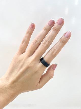 Anillo Liso Grueso N #34