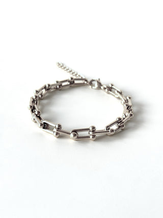 Pulsera cadena #1 plateado