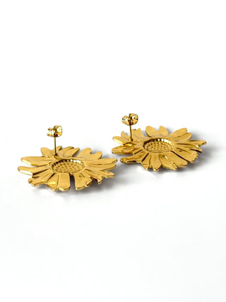 Aros de acero modelo #919 dorado