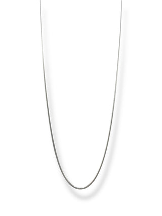 #E-6 Cadena de Serpiente Cinta_Plateado 2mm