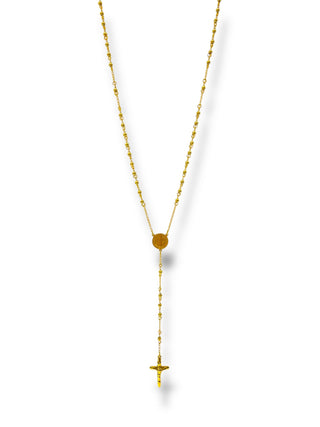 #1267 Collar Rosario_Dorado 4mm