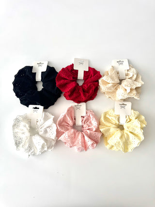 Scrunchie Broderie