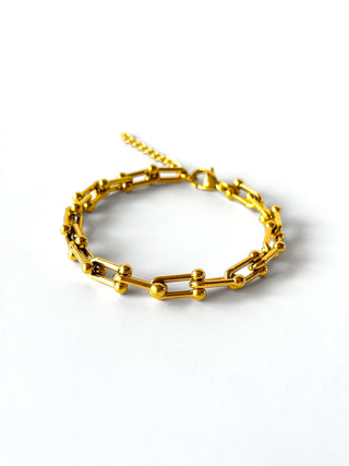 Pulsera cadena #1 dorado