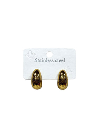 Aros de acero modelo #643 dorado