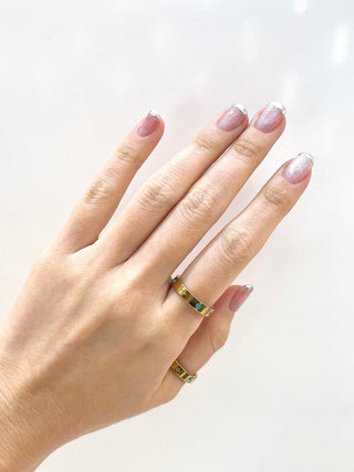 Anillo #7 Punto de Luz Delgada D