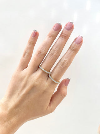 Anillo Strass Liso D #42