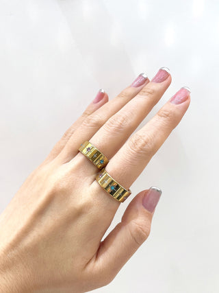 Anillo #9 Punto Luz Gruesa D