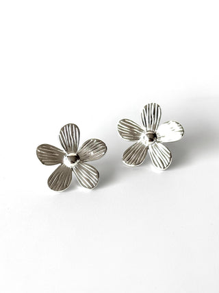 Aros de acero modelo #901 plateado