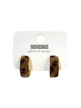 Aros de fantasía animal print #711