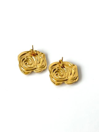 Aros de acero modelo #904 dorado