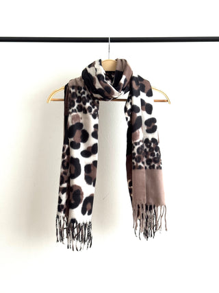 Bufanda Animal Print #Café