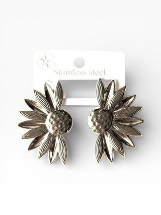 Aros de acero modelo #9216 plateado