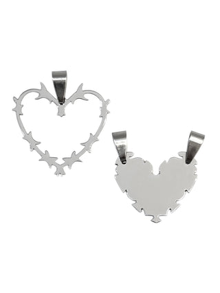 Colgante #425-426 corazón Karol G (2 colgantes)