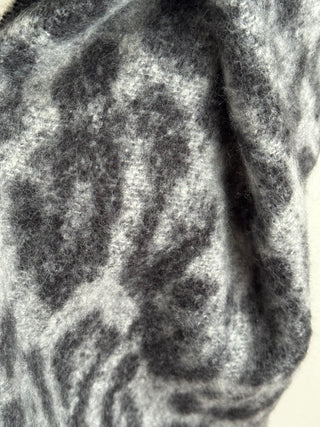 Bufanda Animal Print Punto #Café