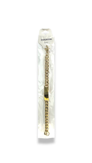Pulsera de cadena de acero modelo A-1 #2_ 9mm