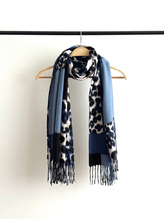 Bufanda Animal Print #Azul