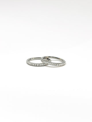 Anillo Strass Liso P #41