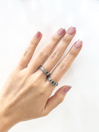 Anillo #6 Punto Luz Delgada P