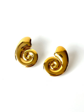 Aros de acero modelo #915 dorado
