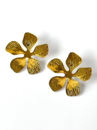 Aros de acero modelo #912 dorado