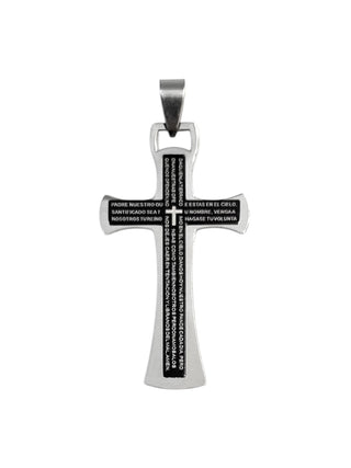 Colgante #2451 cruz padre nuestro_6