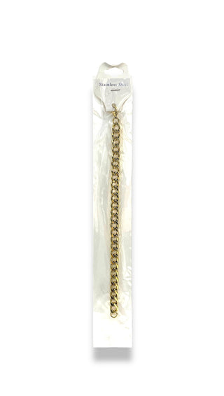 Pulsera de cadena de acero modelo C-1 #14_ 9mm