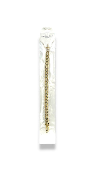 Pulsera de cadena de acero modelo G-3 #30_ 7mm