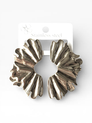 Aros de acero modelo #9212 plateado