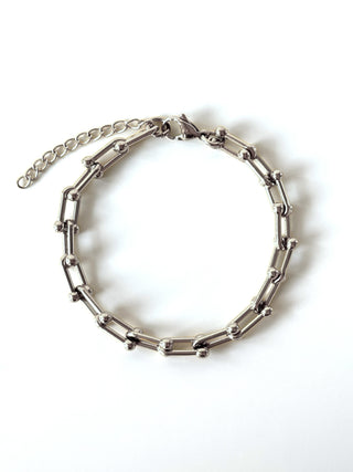 Pulsera cadena #1 plateado