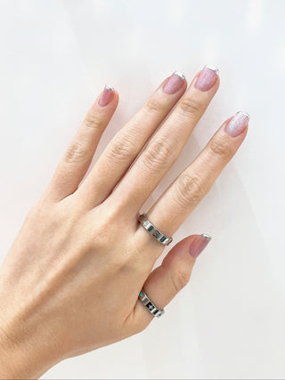 Anillo #6 Punto Luz Delgada P