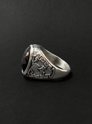 Anillo de hombre en acero vikingo #788